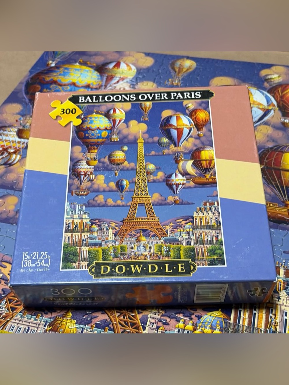 Dowdle 'Balloons Over Paris' 300-Piece Jigsaw Puzzle